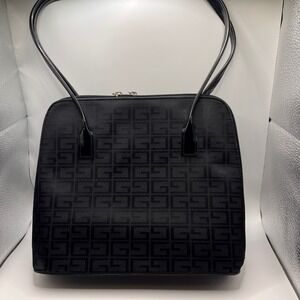 Black Monogram‎ Shoulder Bag Tote Purse